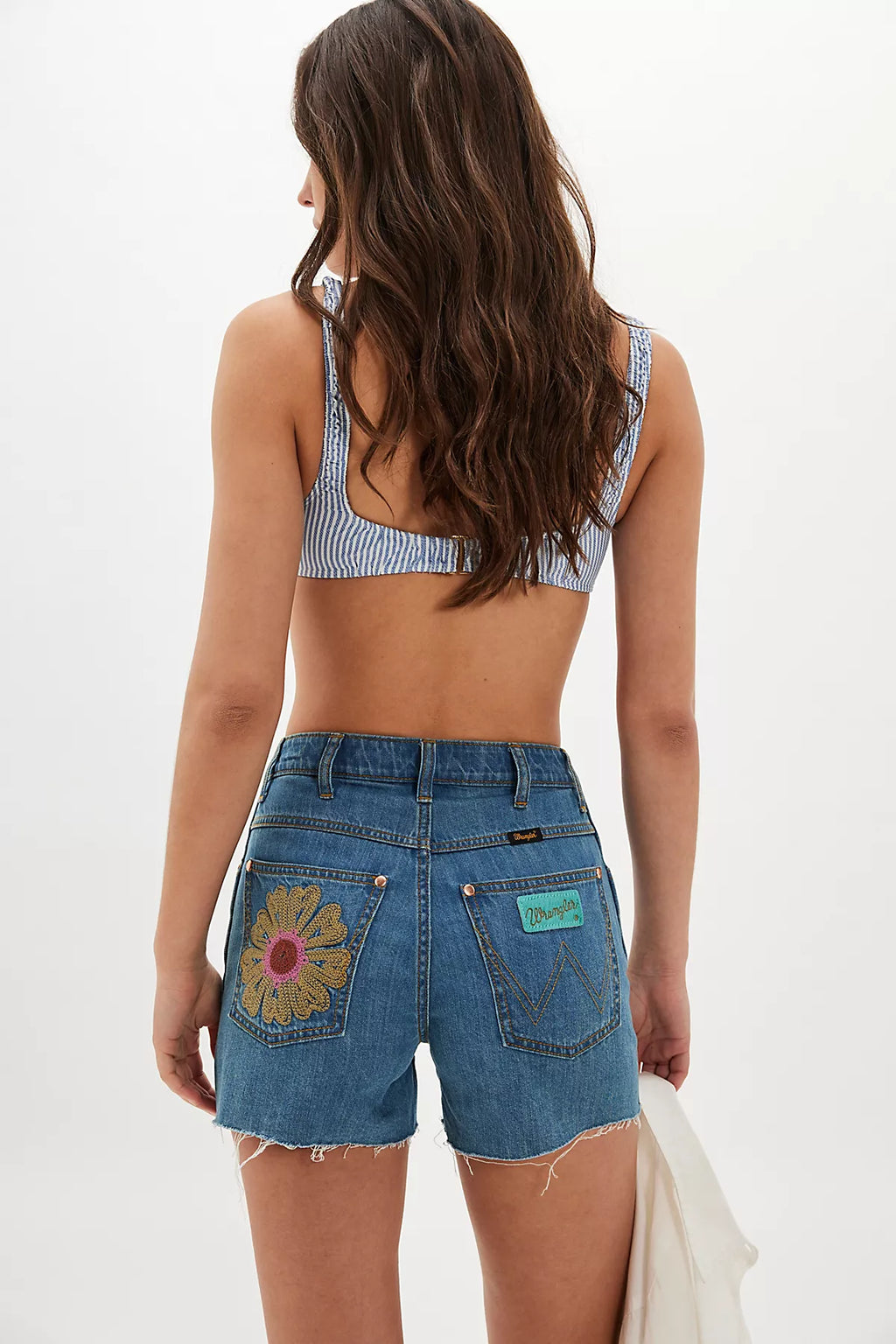 Wrangler X Lainey Wilson Embroidered Cowboy Shorts