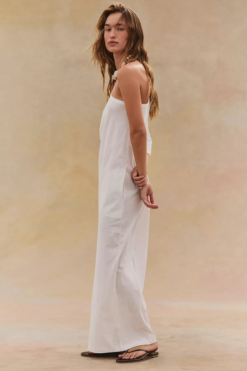 Saltaire Cotton-Jersey Maxi Dress