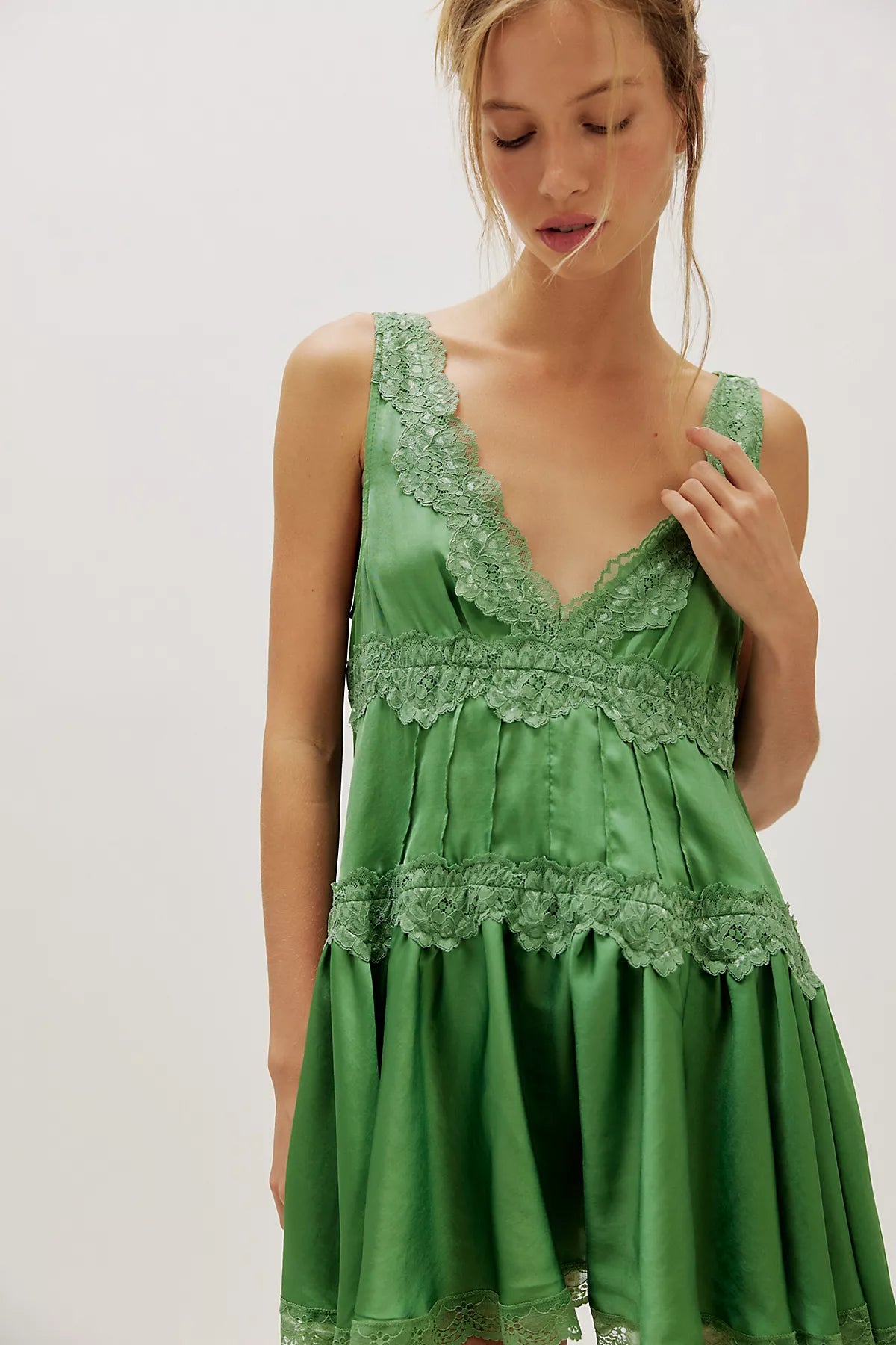 In This Groove Mini Slip Dress