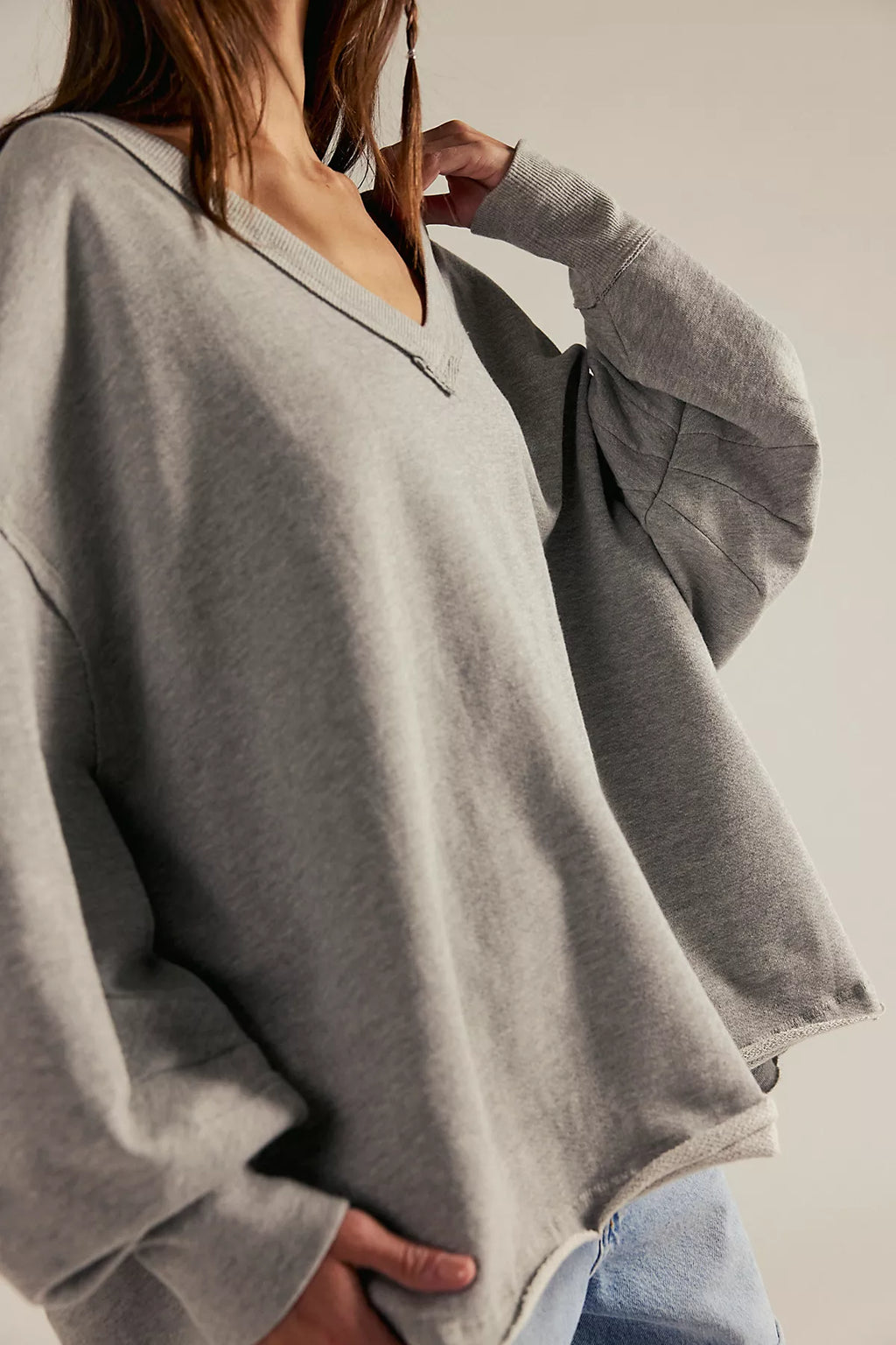 We The Free Venice V-Neck Sweatshirt