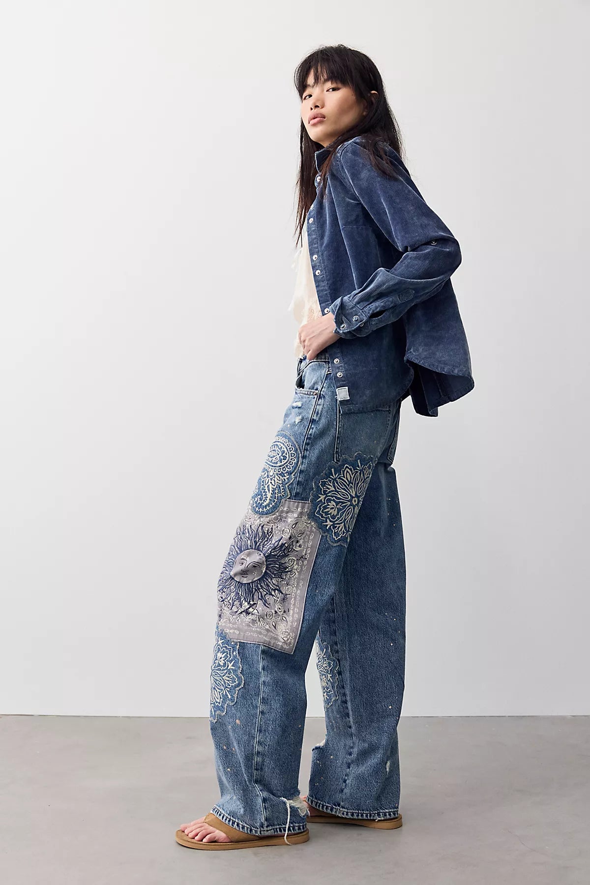 We The Free Reverie Patchwork Jeans