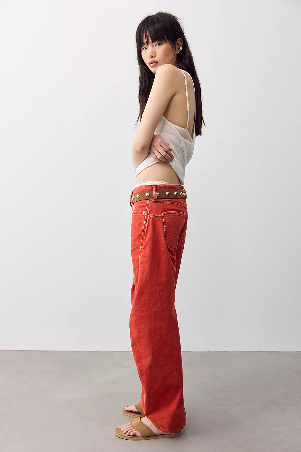 We The Free Fable Washed Cord Twisted Jeans