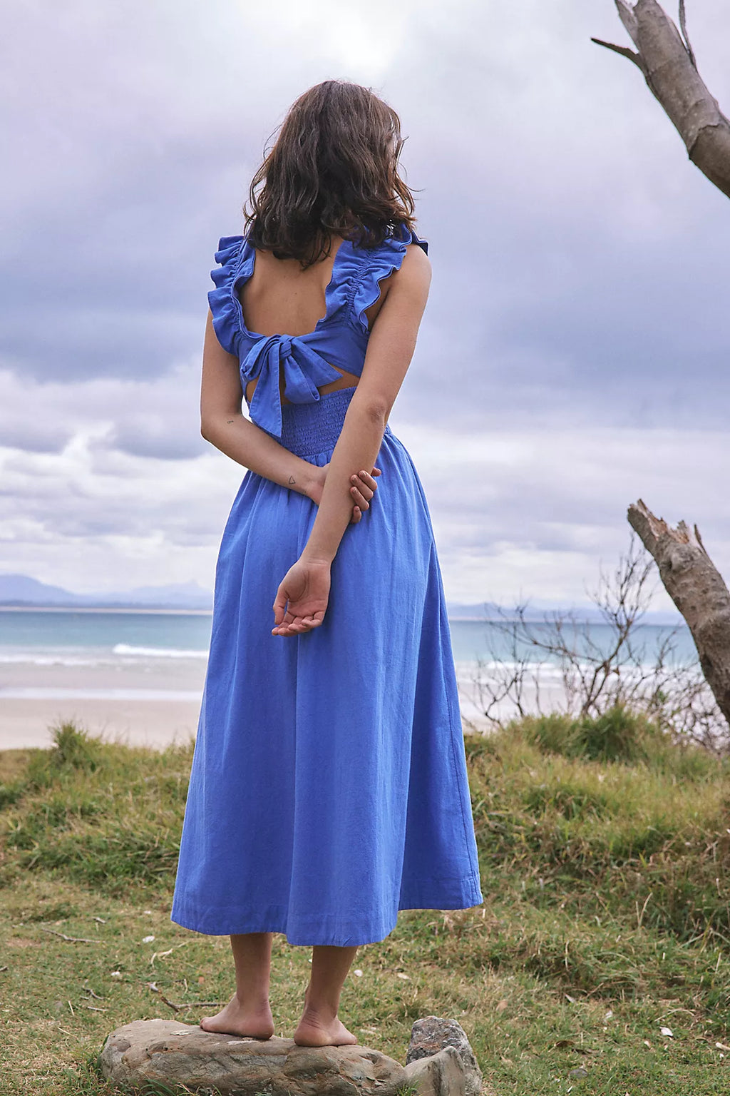 Ruffle It Up Midi Dress