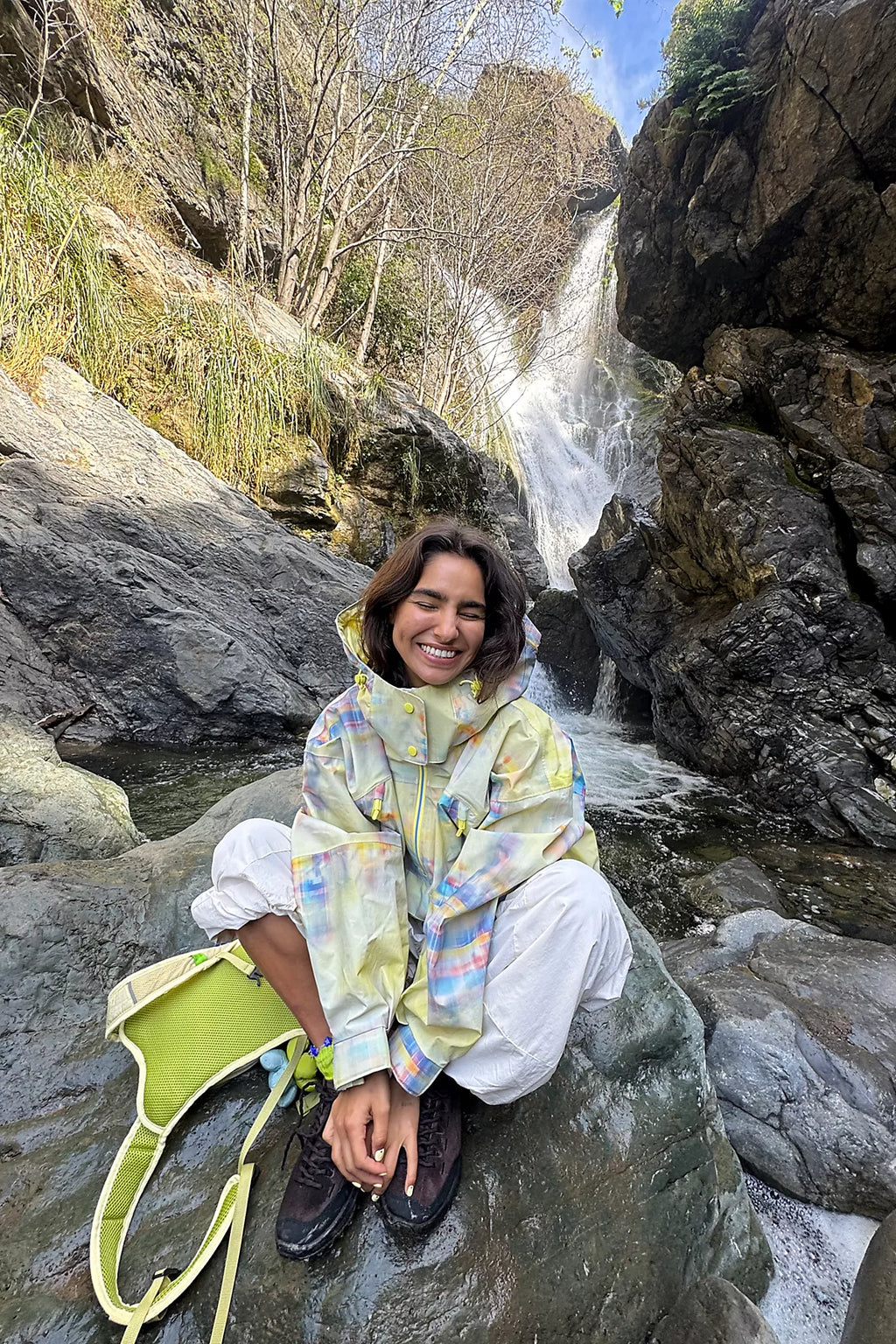 Singin’ In The Rain Printed Packable Waterproof Pullover