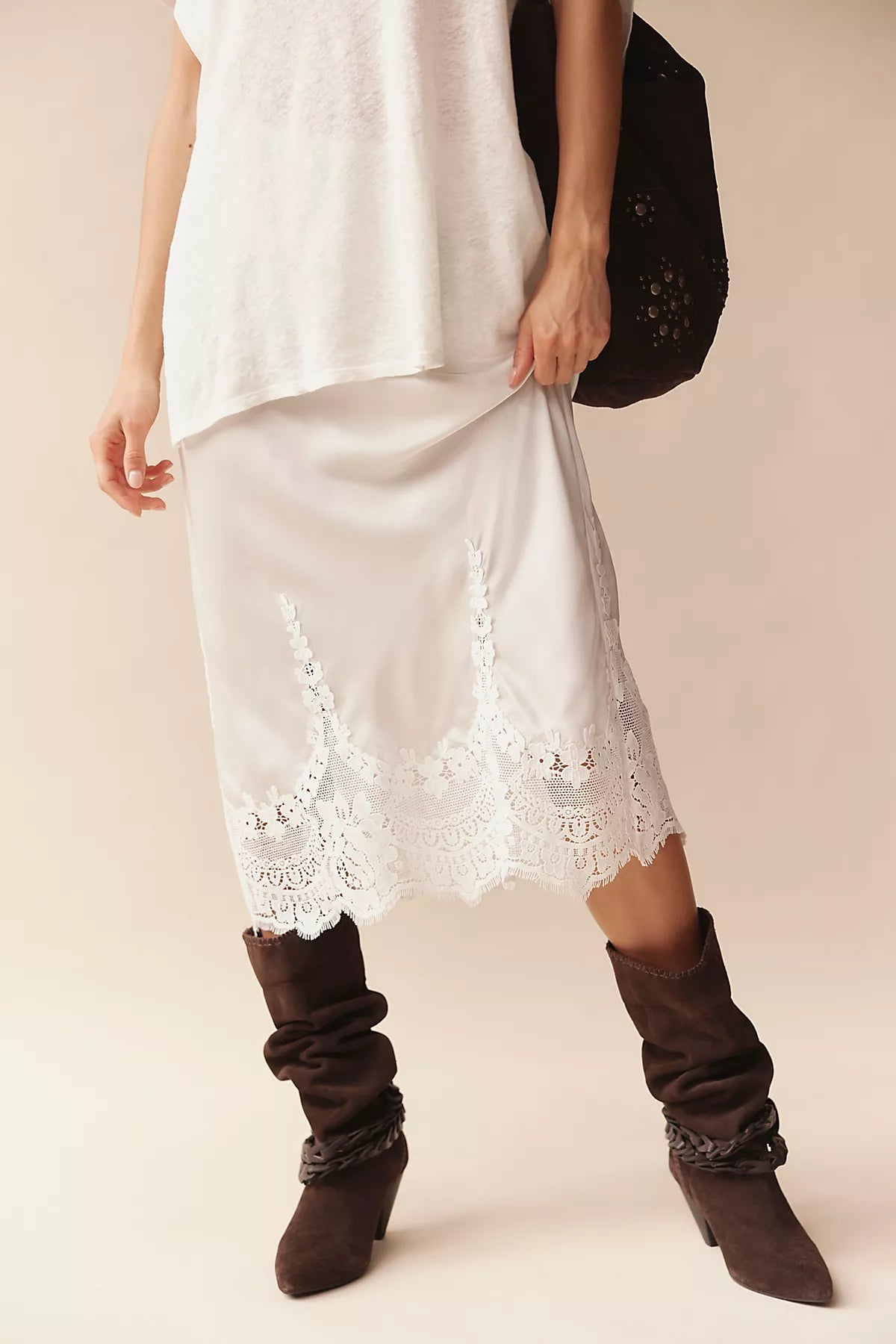 Sweet Escape Midi Slip Skirt