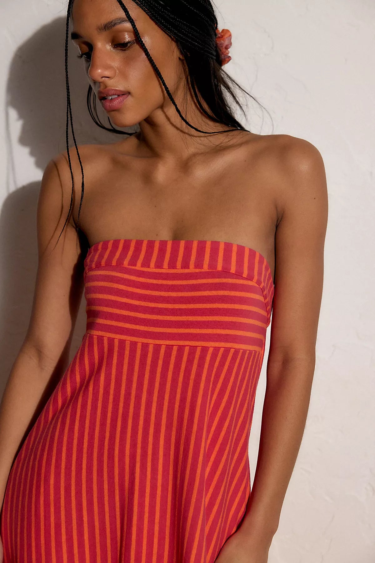Sadie Striped Midi Dress