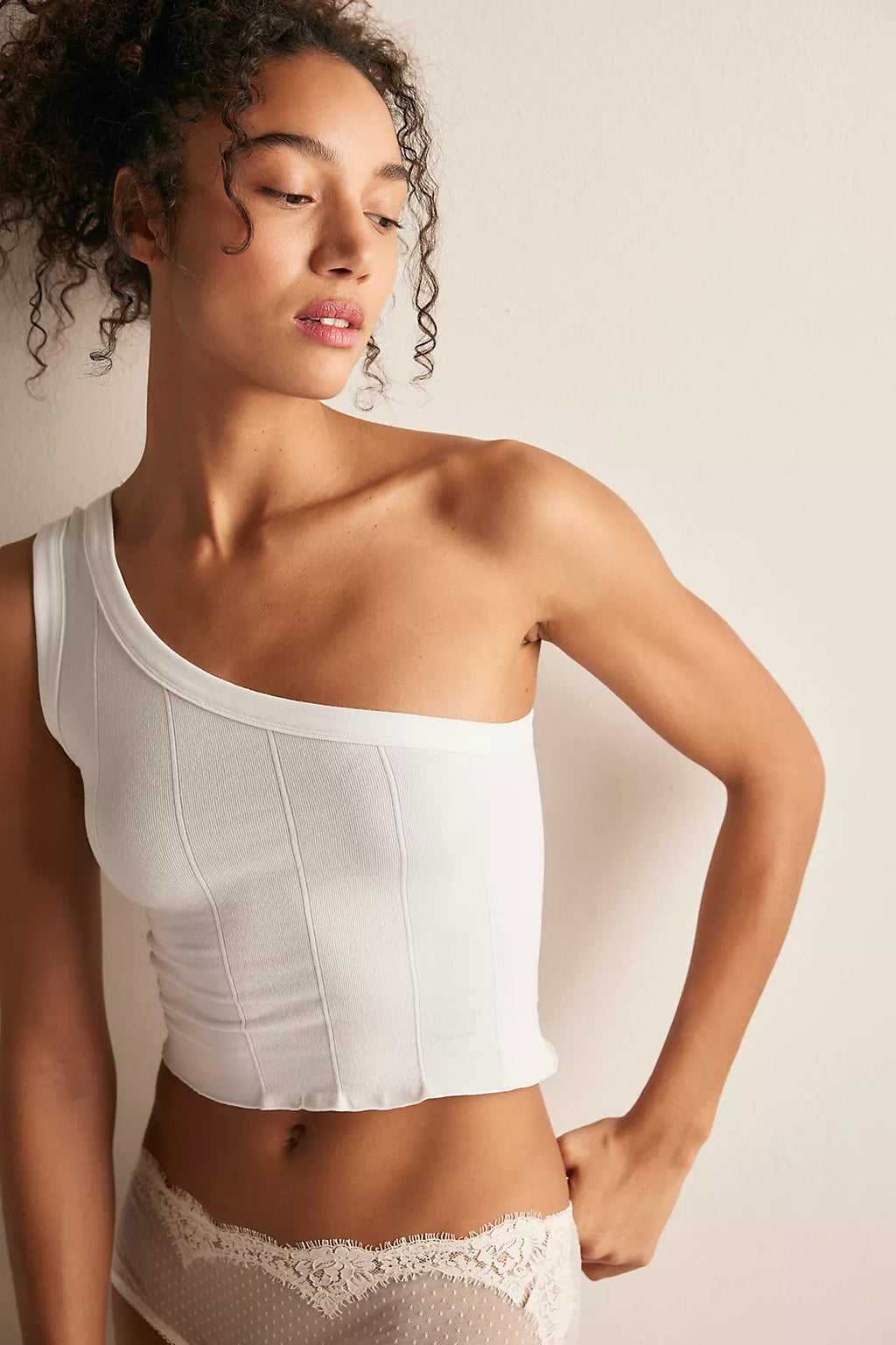So Soft Seamless Modal Asymmetrical Cami