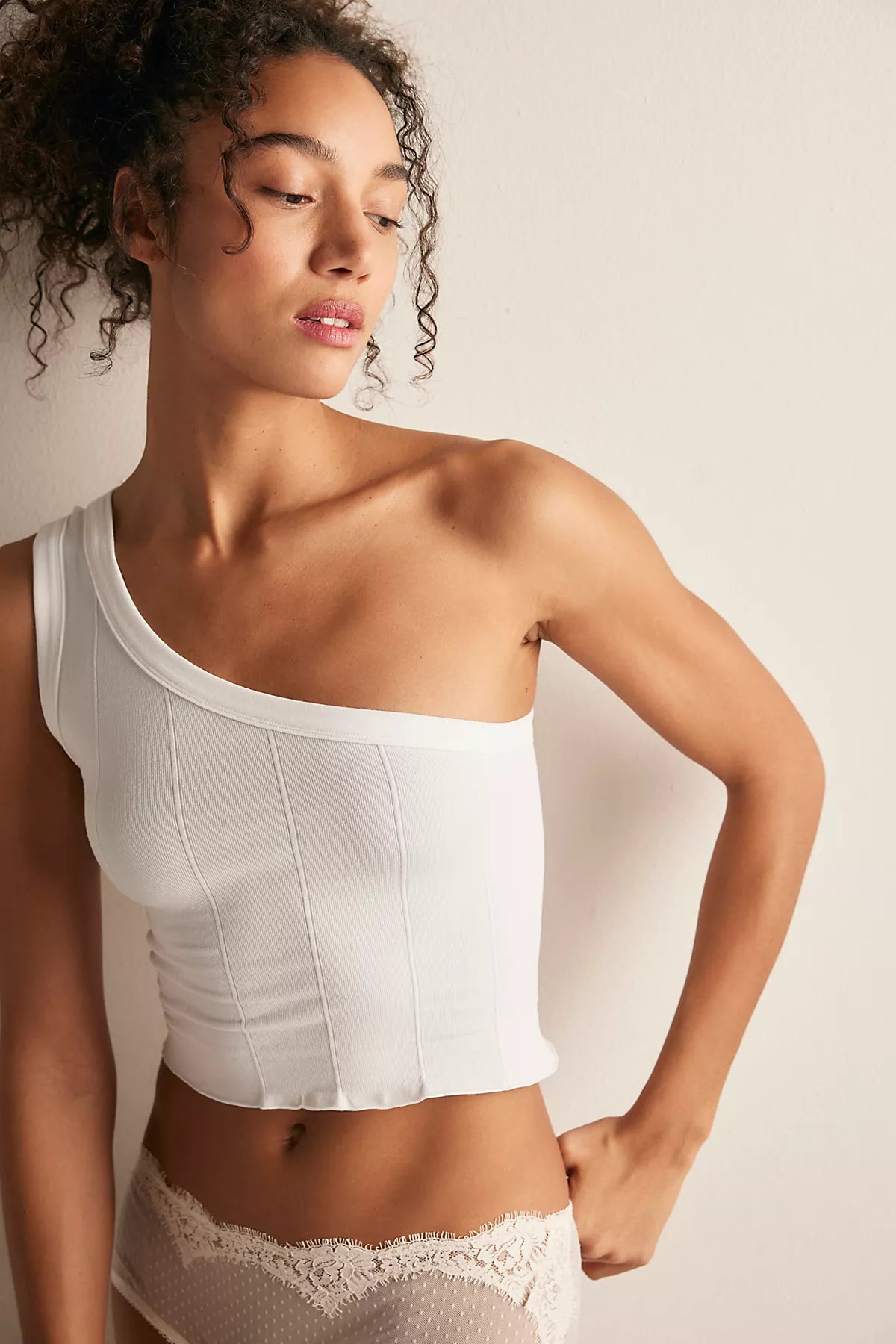 So Soft Seamless Modal Asymmetrical Cami