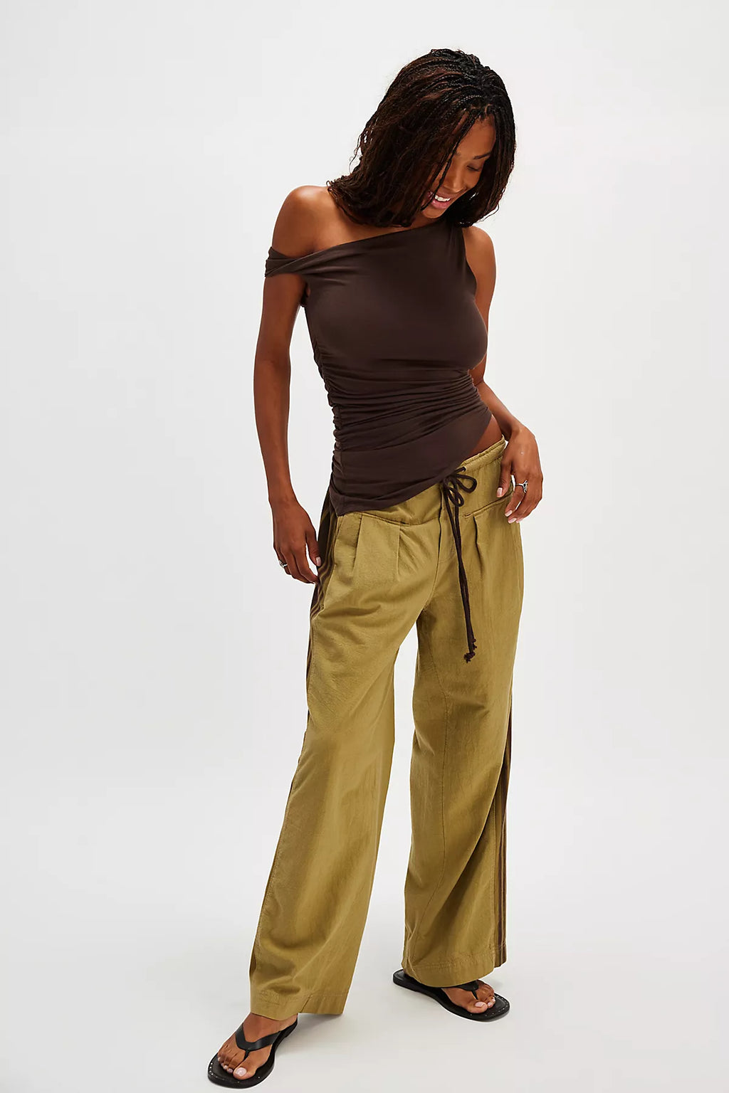 Hudson Canyon Side Printed Pull-On Pants