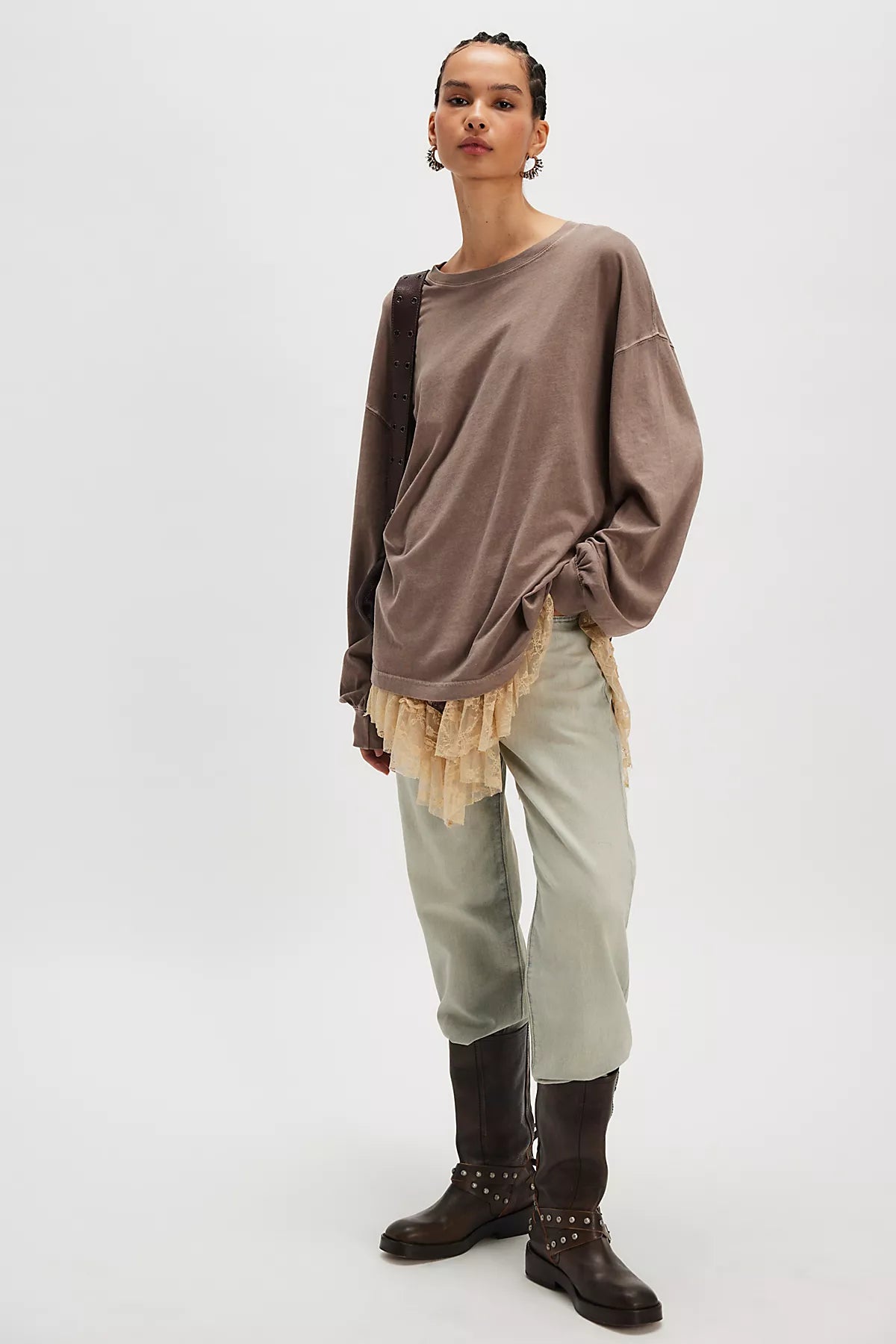 We The Free Perfect Oversized Long Sleeve Top