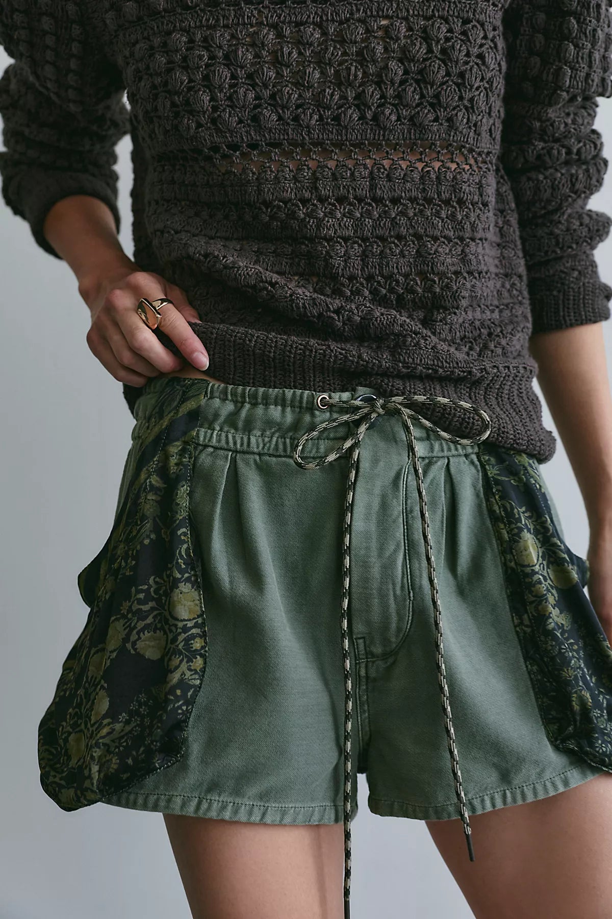 Sabrina Pull-On Scarf Shorts