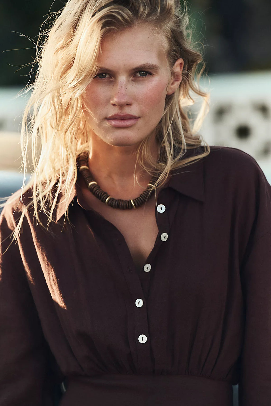 Sandshell Linen Tidepool Jumpsuit