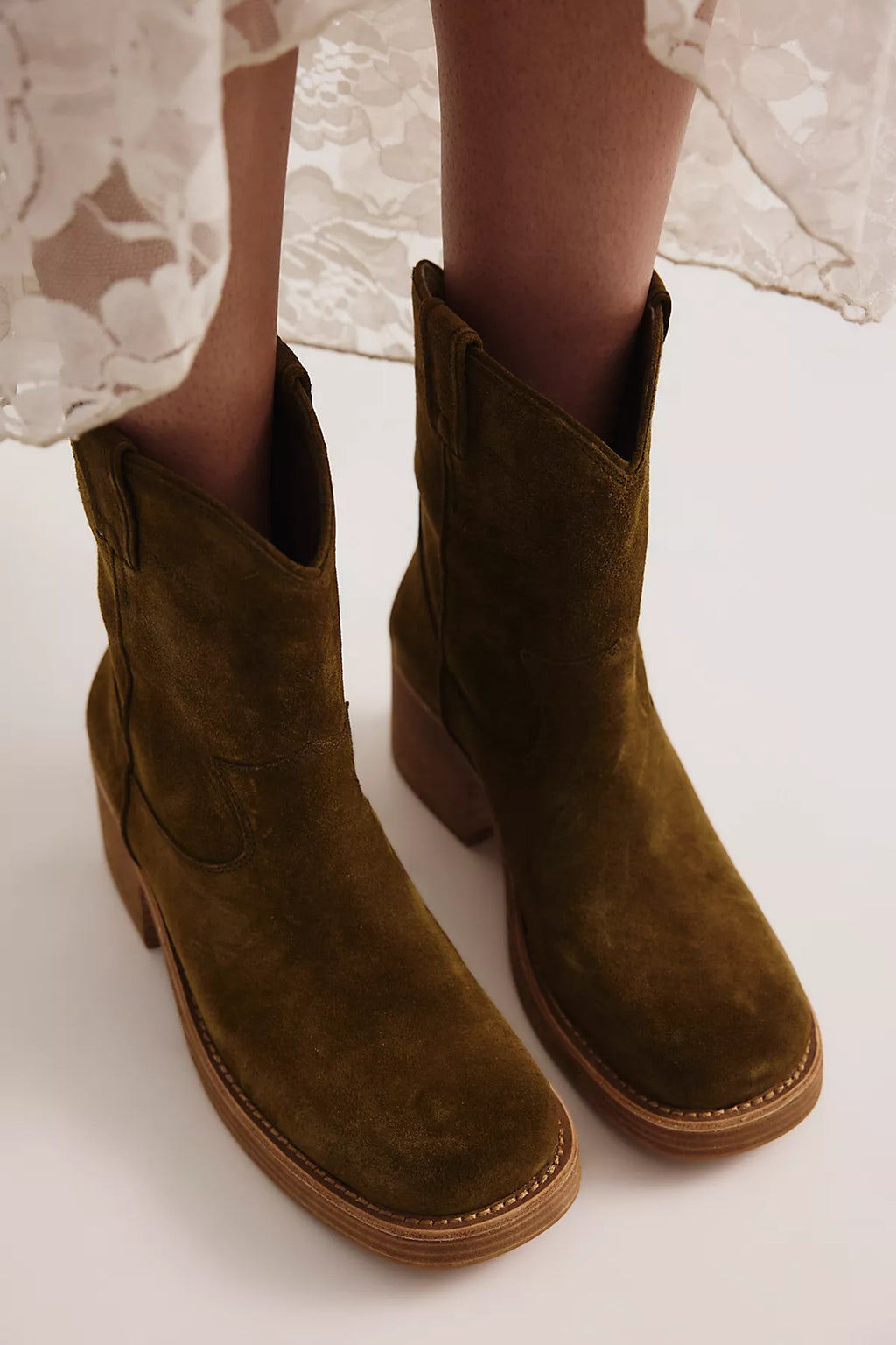 Sleepy Cowboy Ankle Boots
