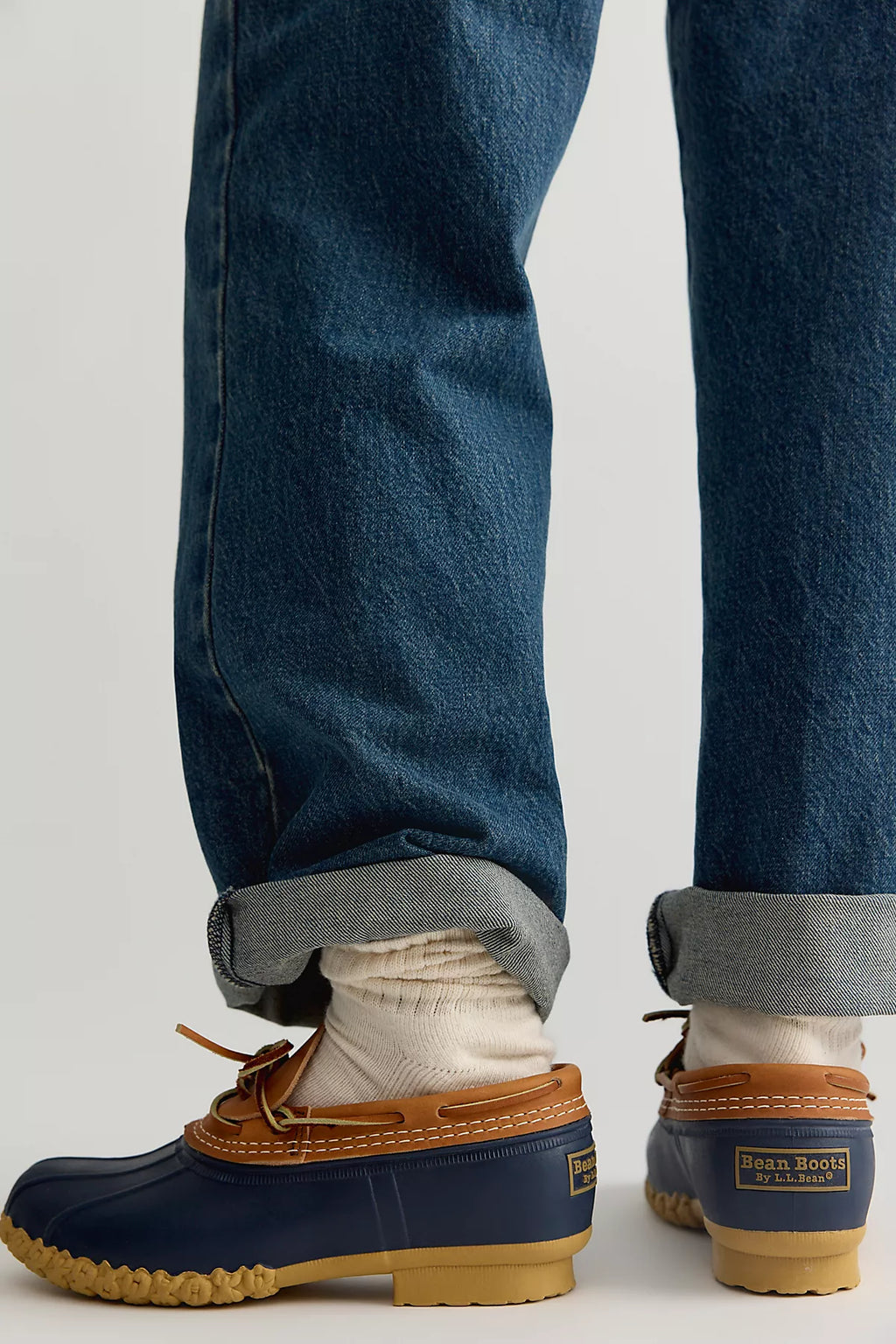 L.L.Bean Boots, Leather Rubber Mocs