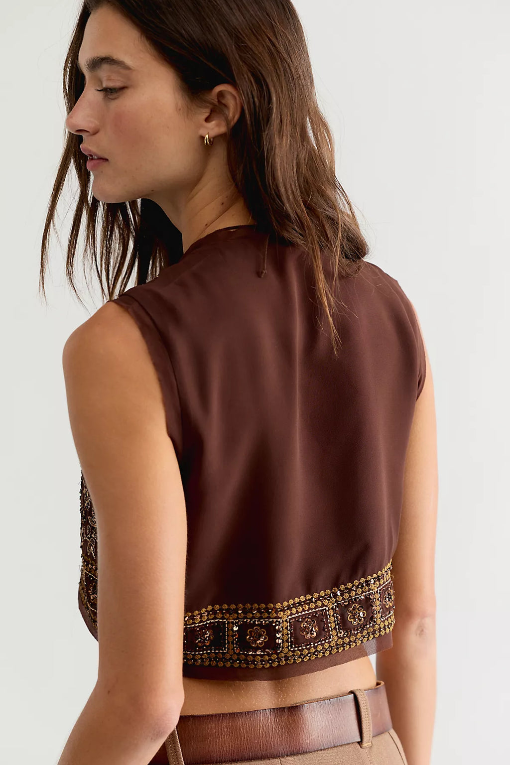 Sun Kissed Embellished Vest