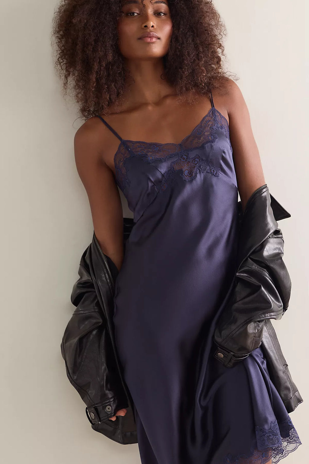 Only Hearts Silk Charmeuse Midi Slip Dress