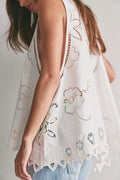 Reina Cutwork Tunic