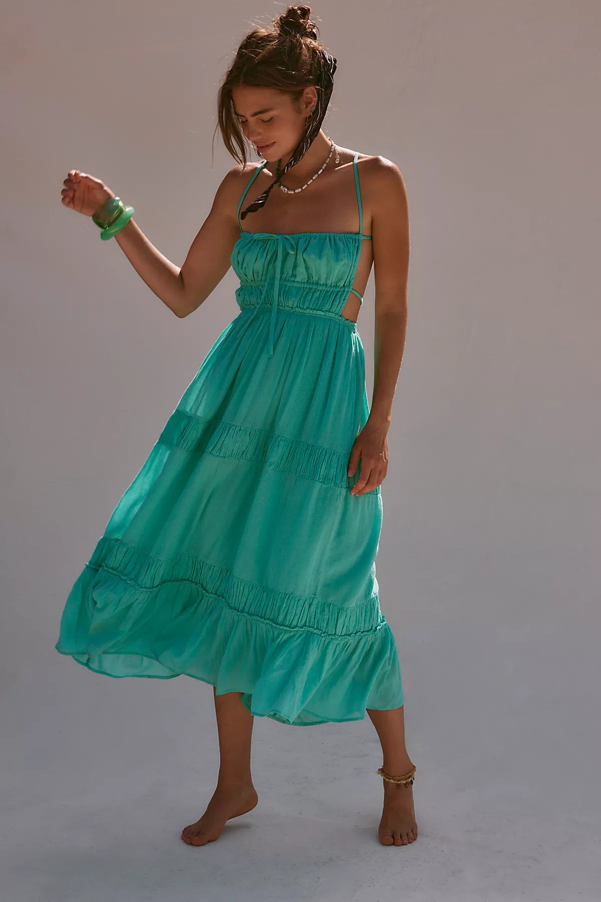 Taking Sides Maxi Dress