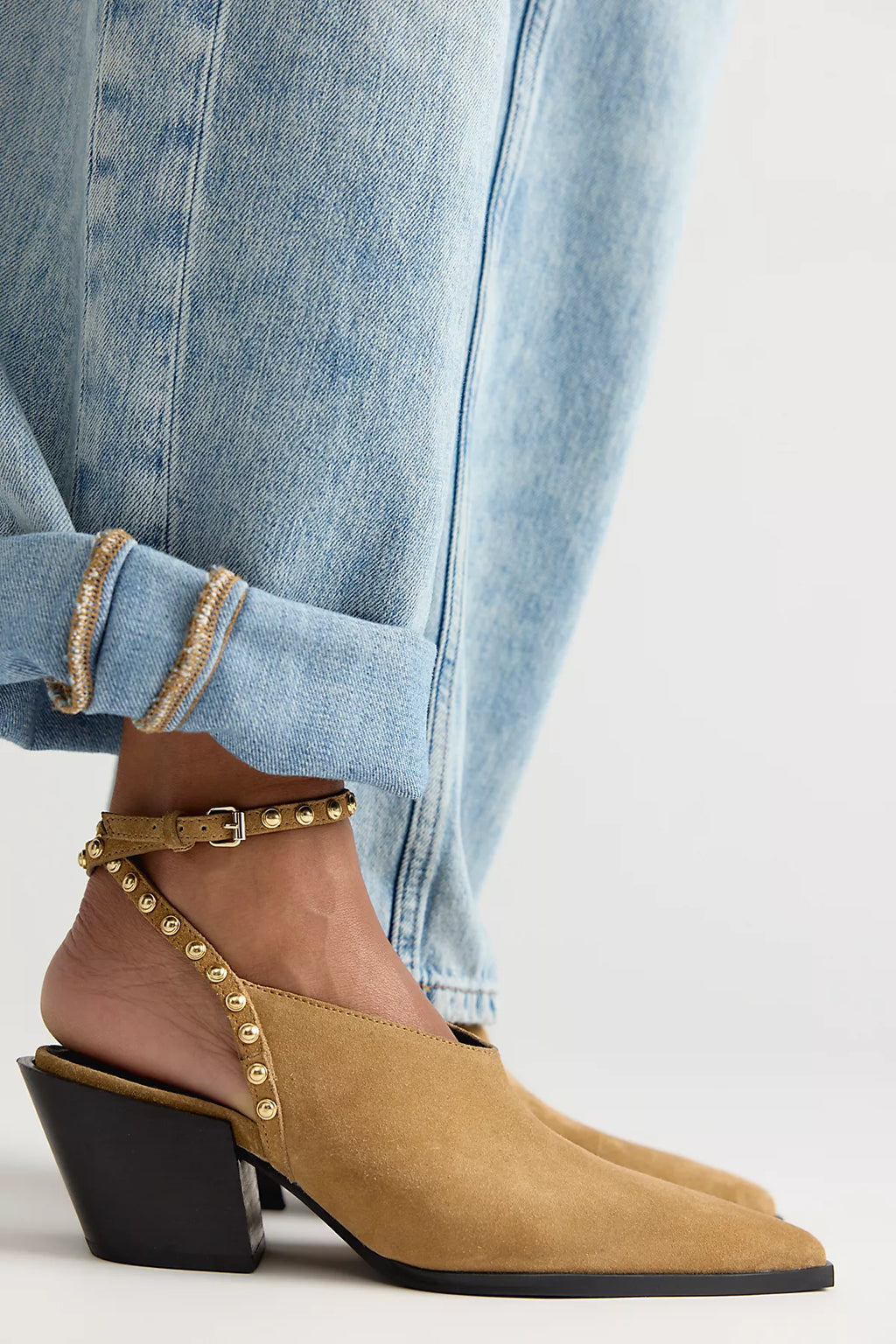 Tell Me About It Studded Wrap Heels