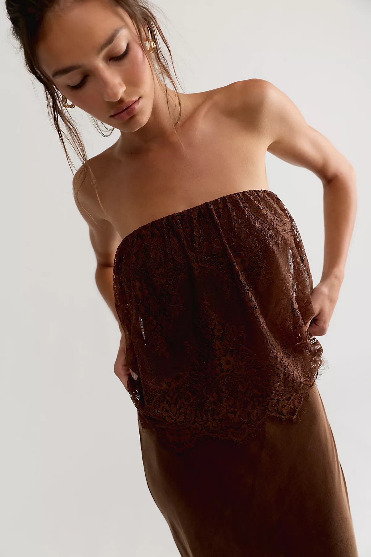 THIRD FORM Visions Strapless Maxi Dress