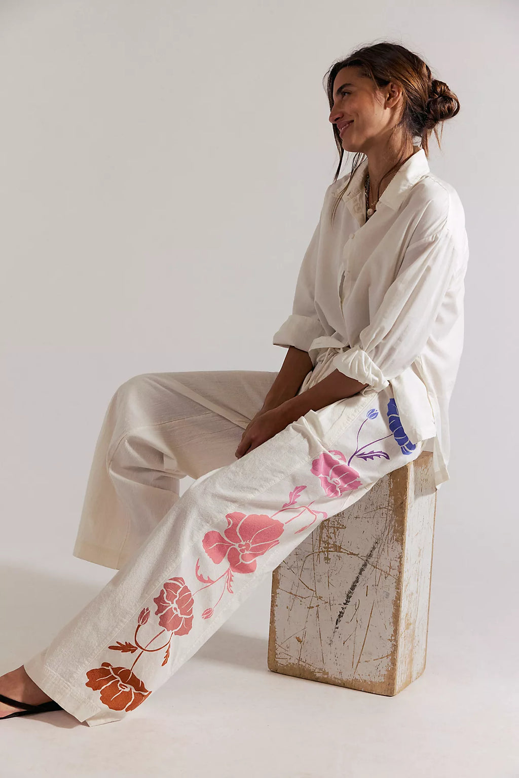 Hudson Canyon Side Printed Pull-On Pants