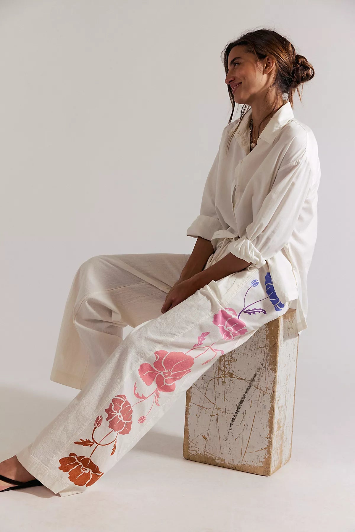Hudson Canyon Side Printed Pull-On Pants