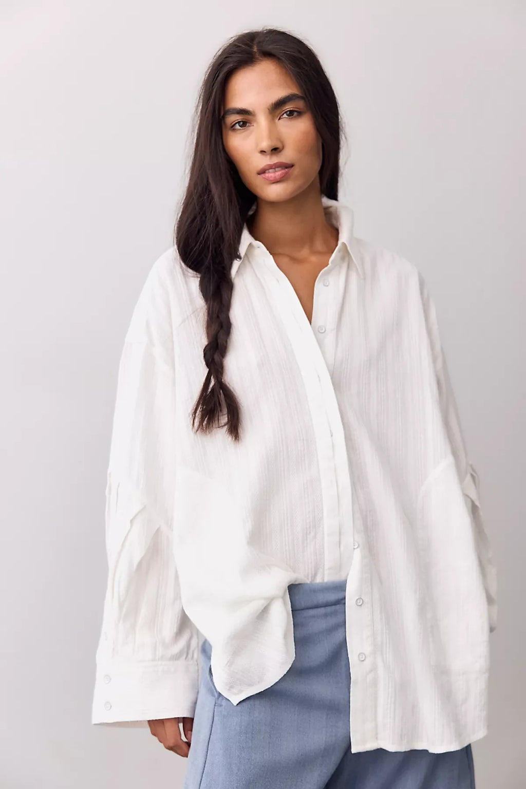 We The Free Selene Dobby Button Down