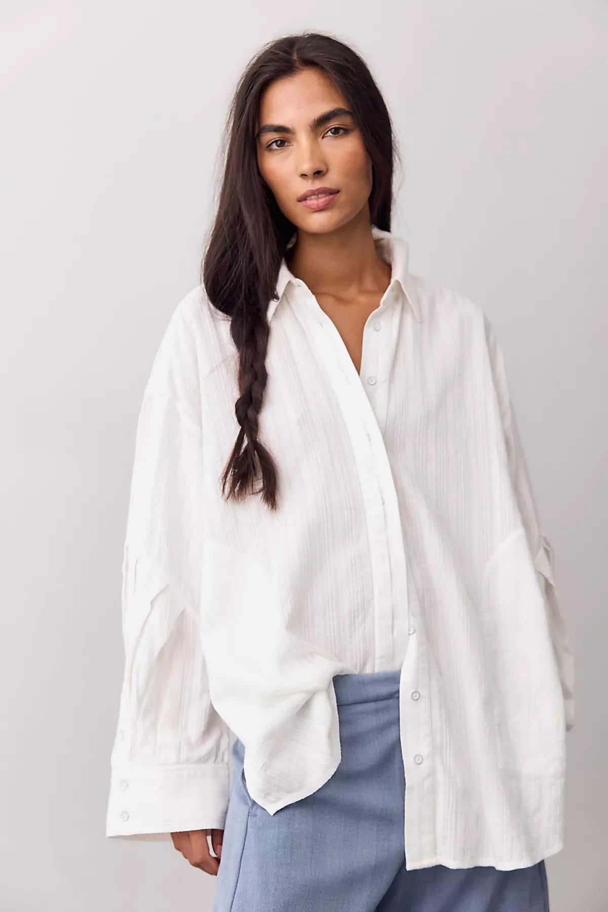 We The Free Selene Dobby Button Down