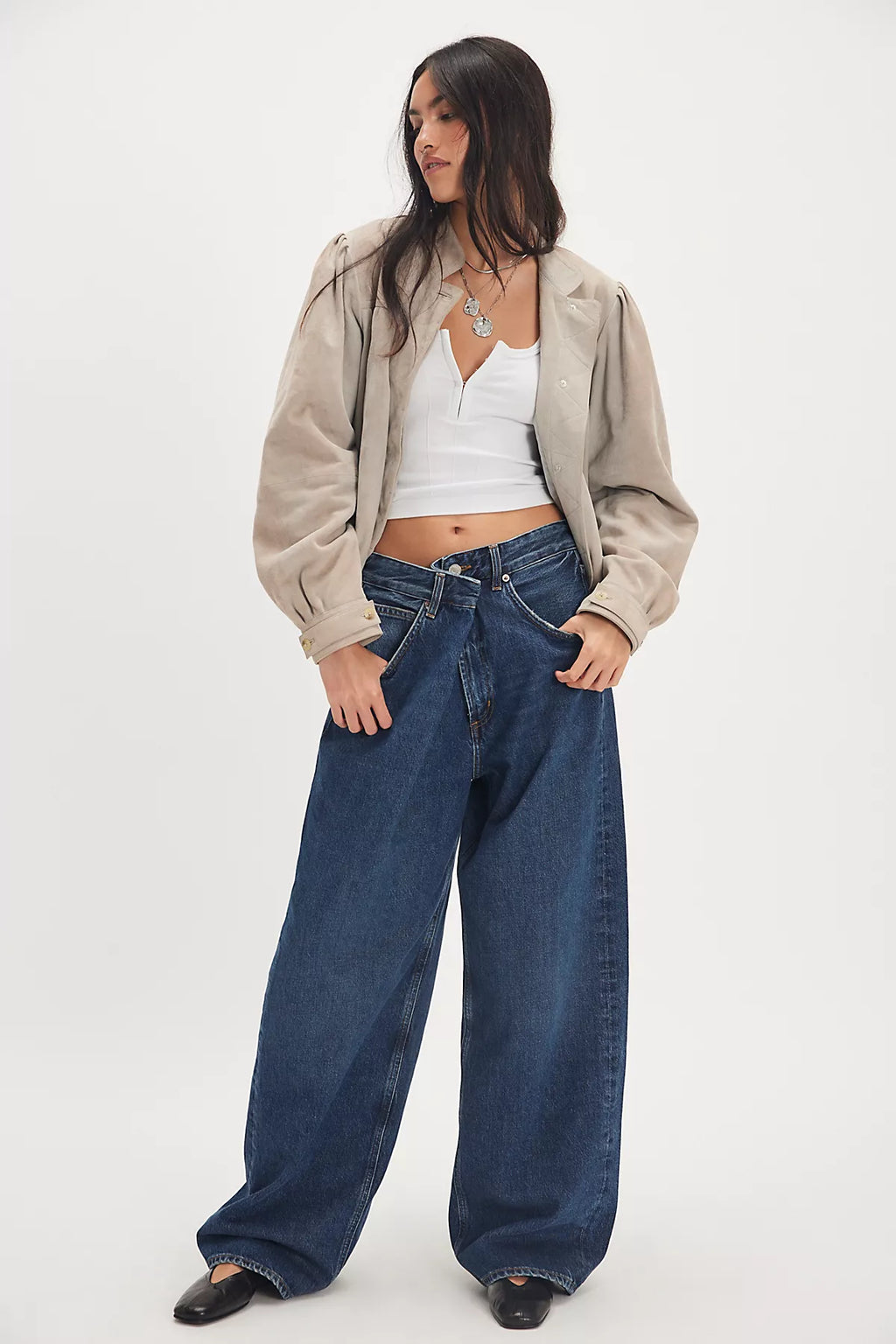 AGOLDE Vana Fold Jeans
