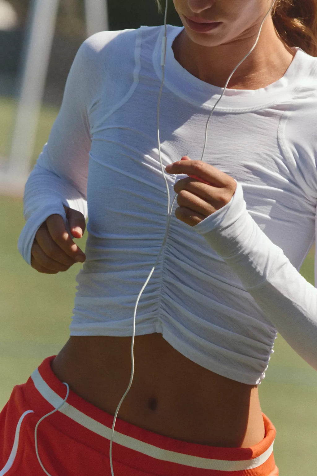 Tempo Ruched UV Protection Long Sleeve