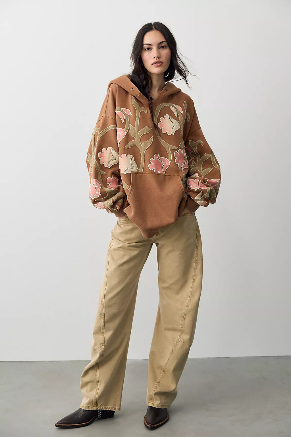 We The Free It's A Vibe Flowers Hoodie