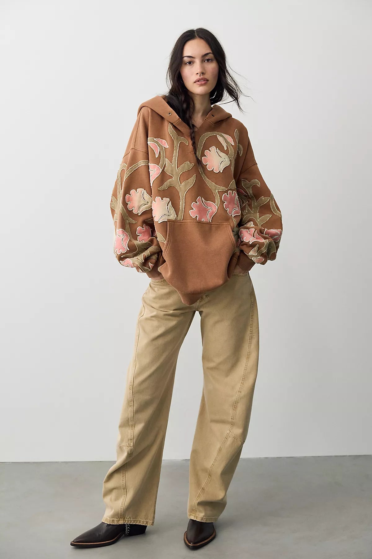 We The Free It's A Vibe Flowers Hoodie