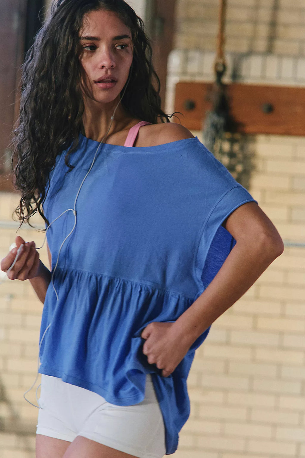 One Up Boat Neck Tee