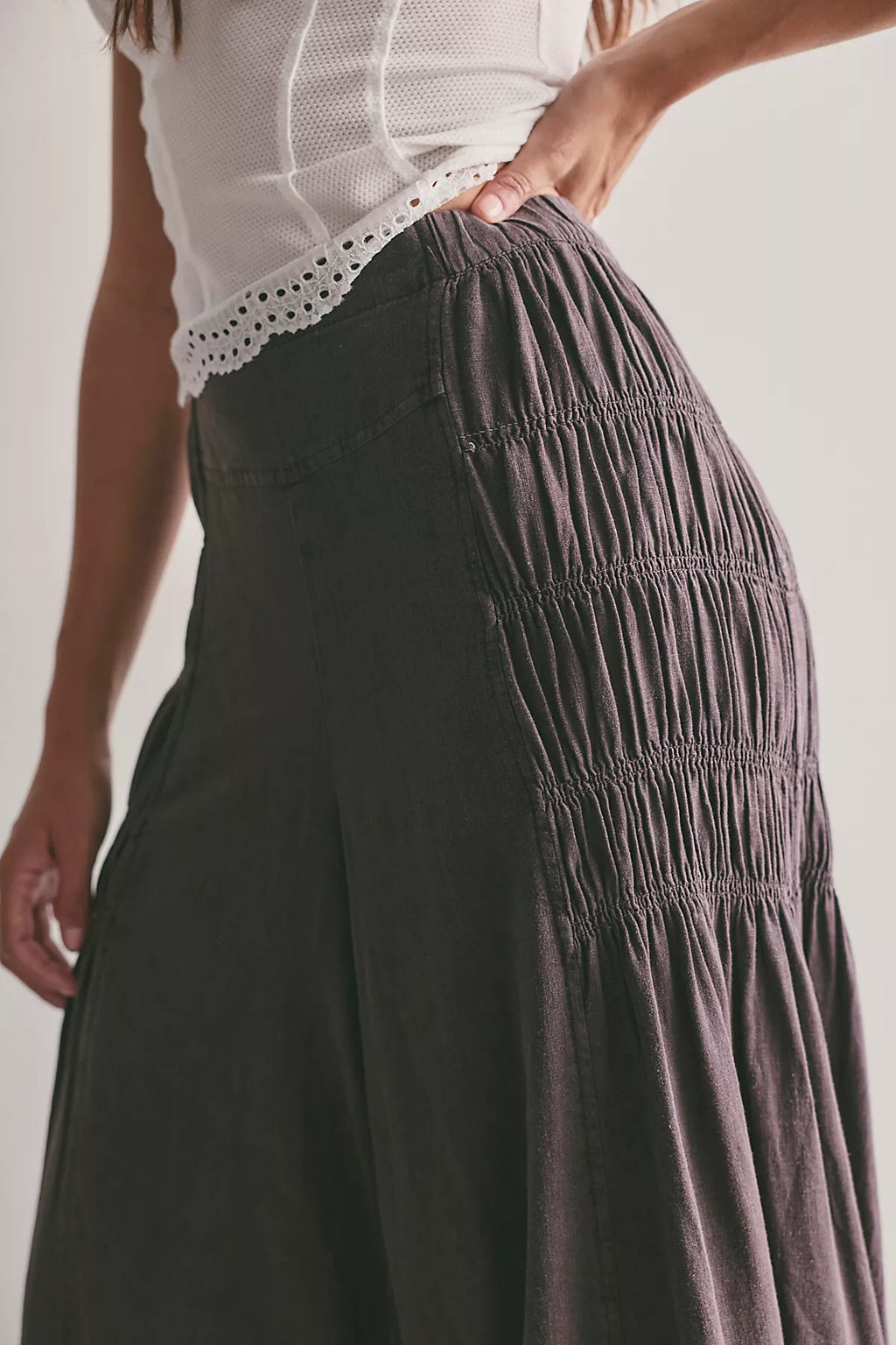 Swept Off Solid Pants
