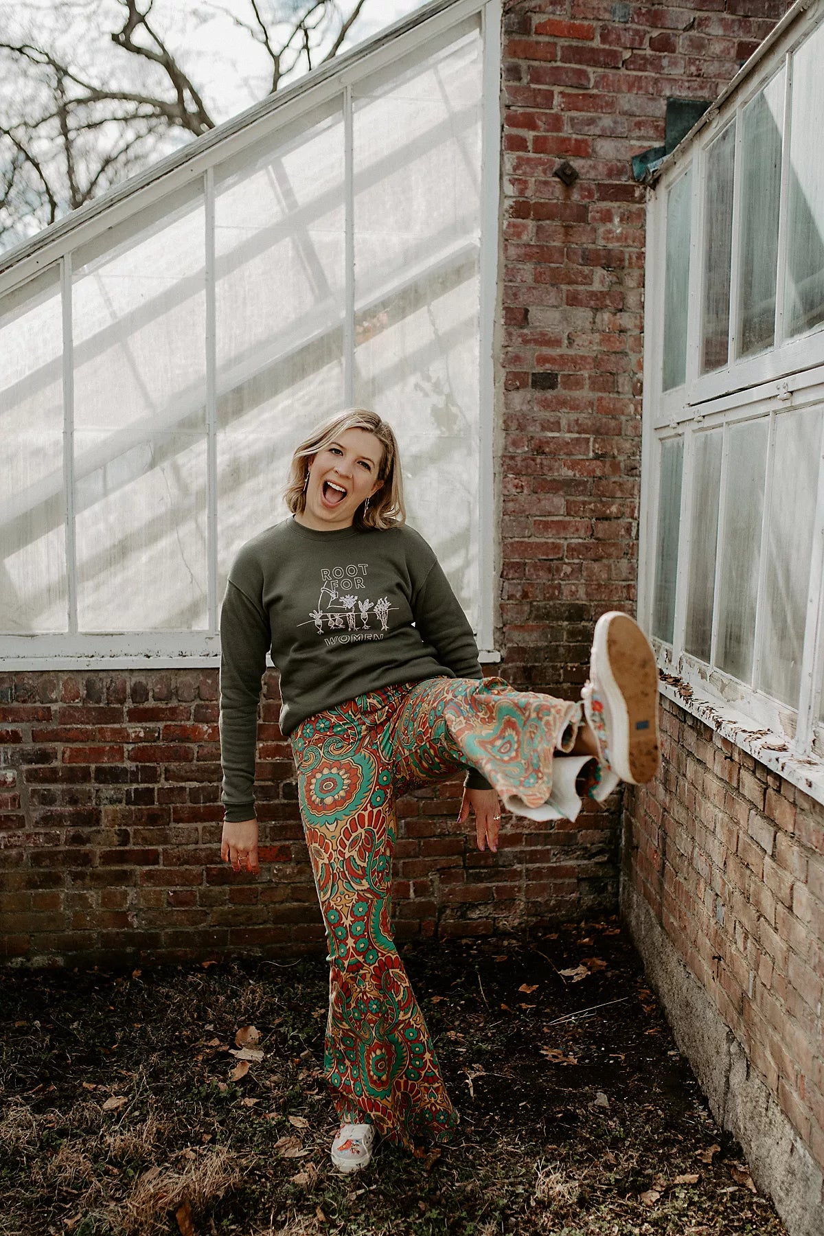 Overseasoned Root for Women Crewneck
