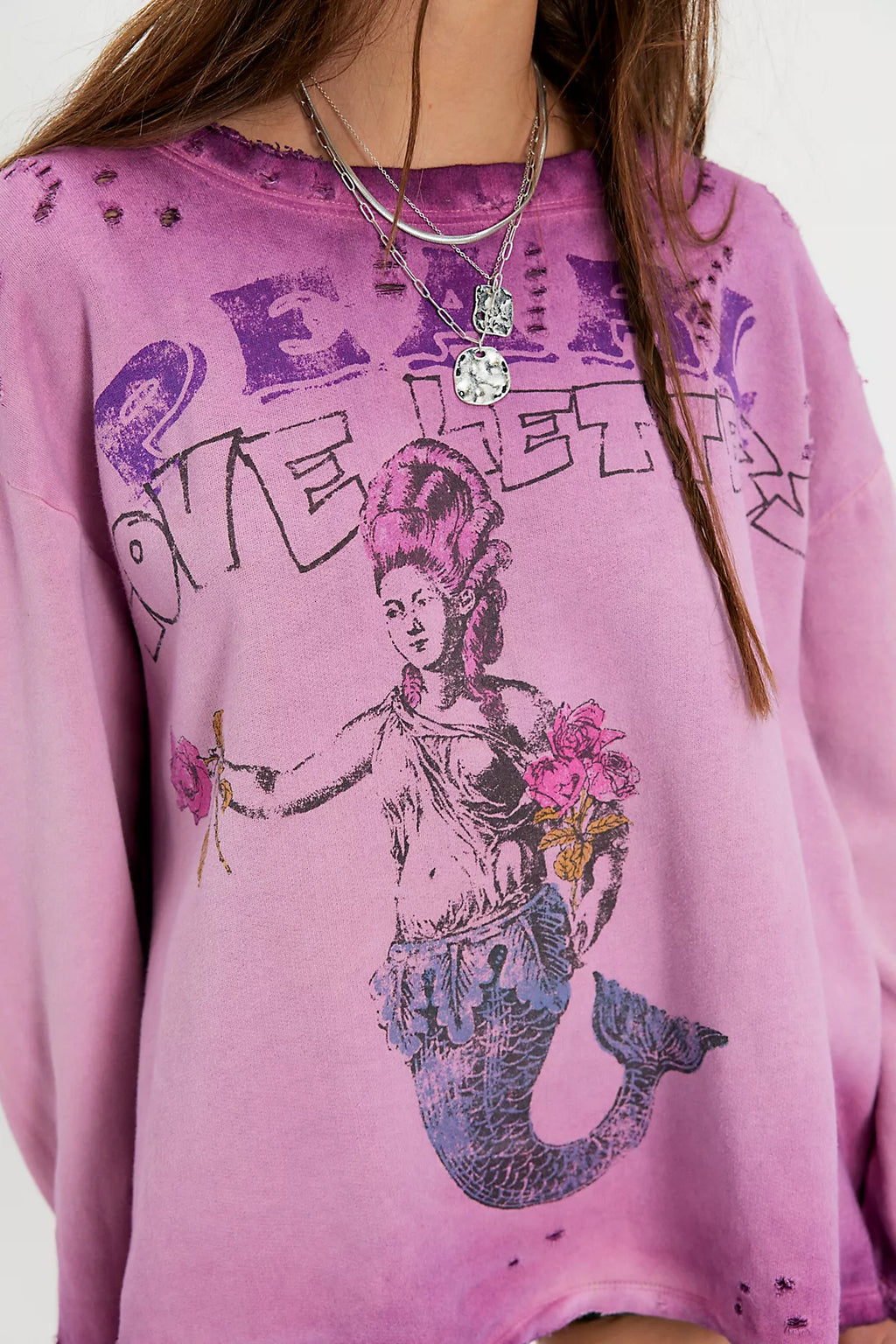 Magnolia Pearl Mermaid Love Letters Pullover
