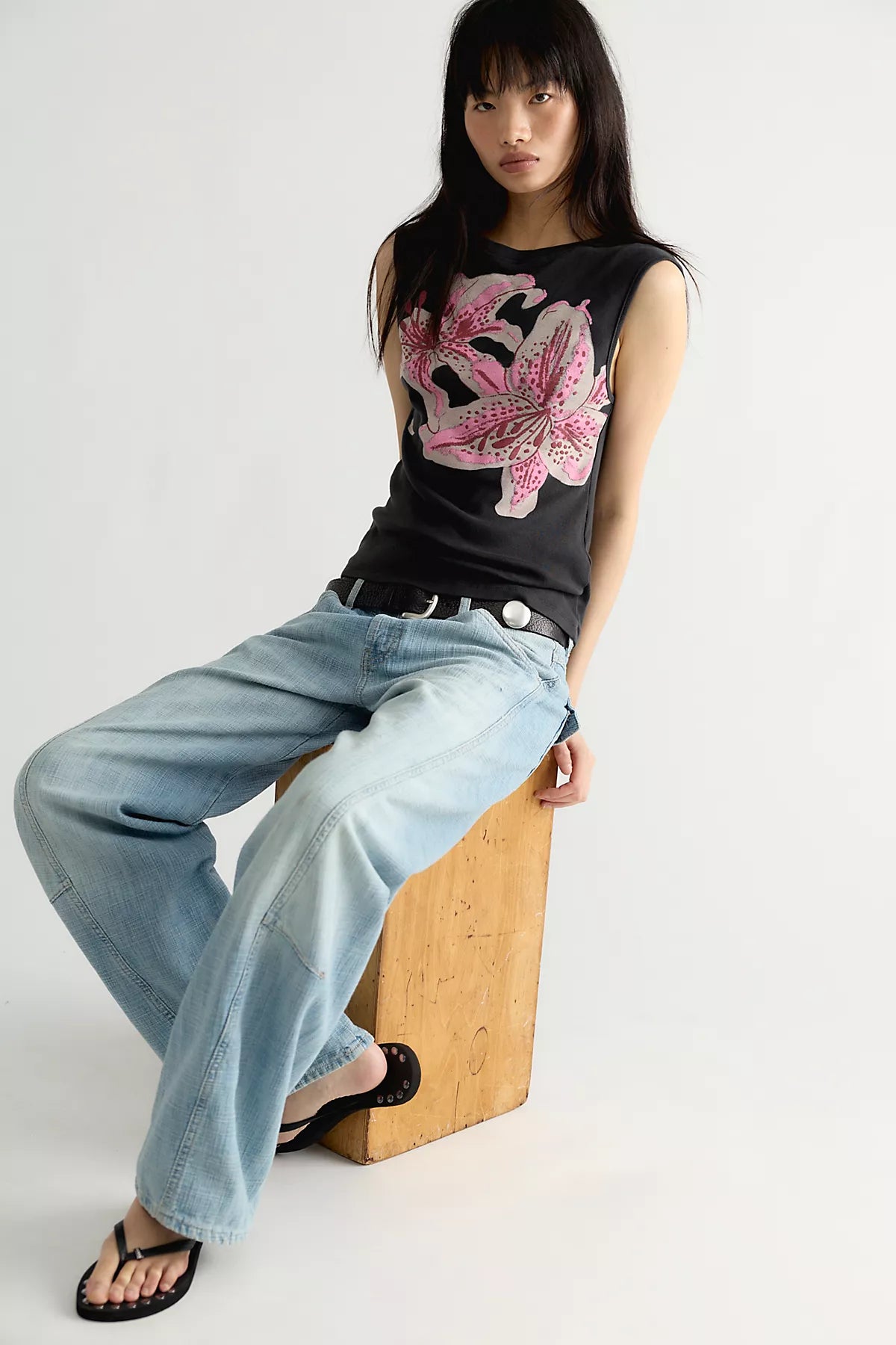 Ballad Reversible Lily Printed Tank