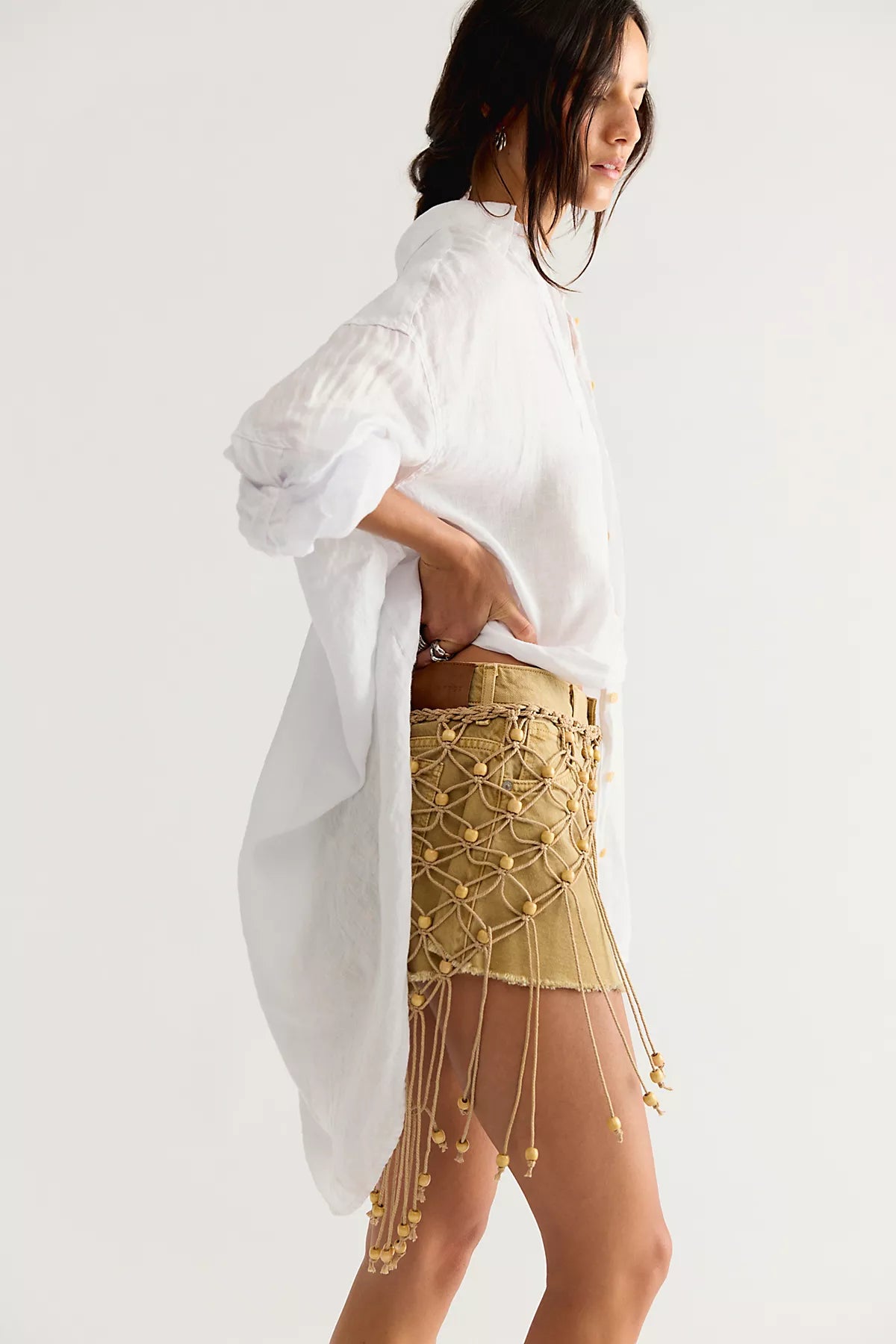 Selene Button Down Linen Shirt