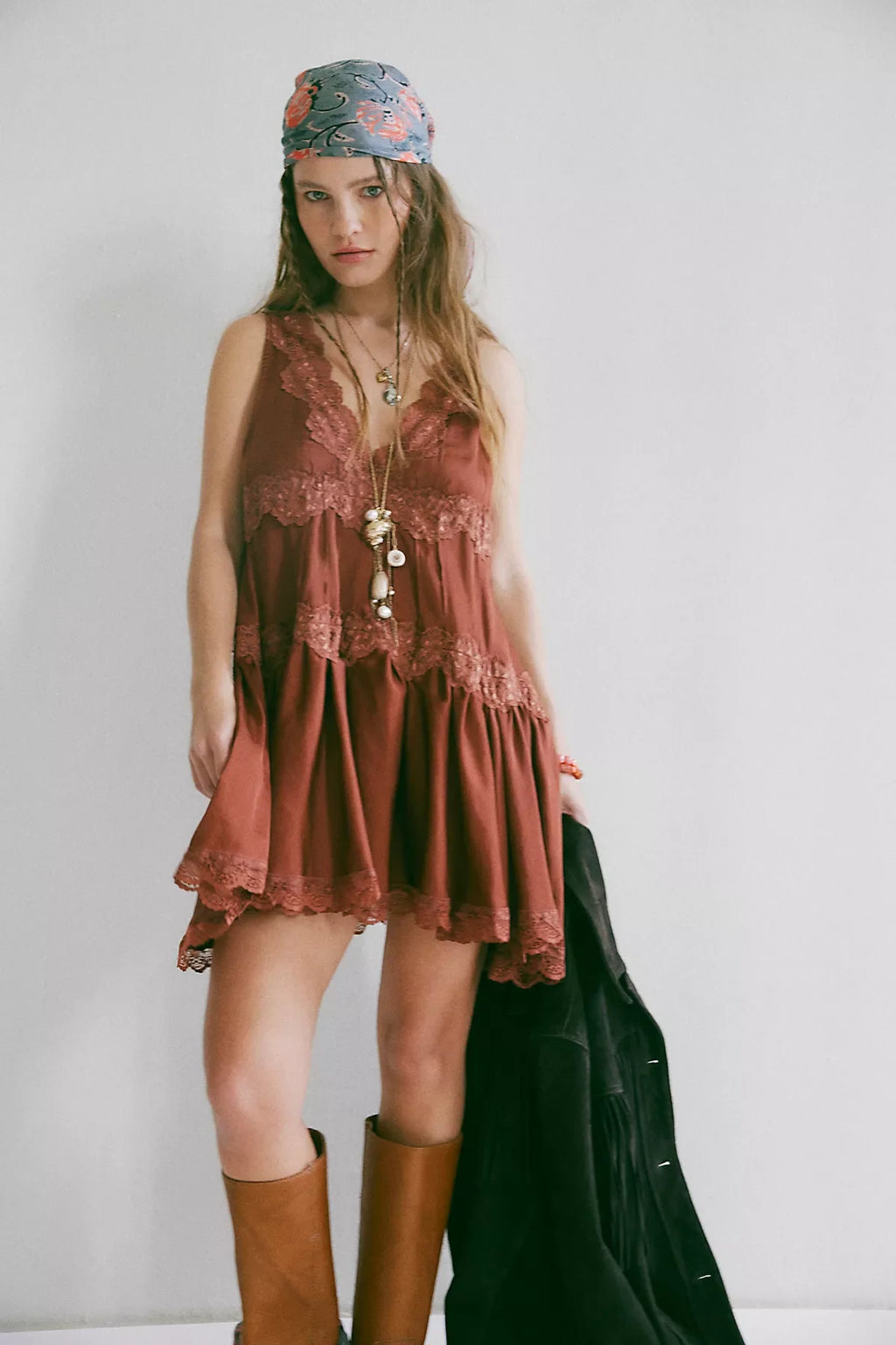 In This Groove Mini Slip Dress