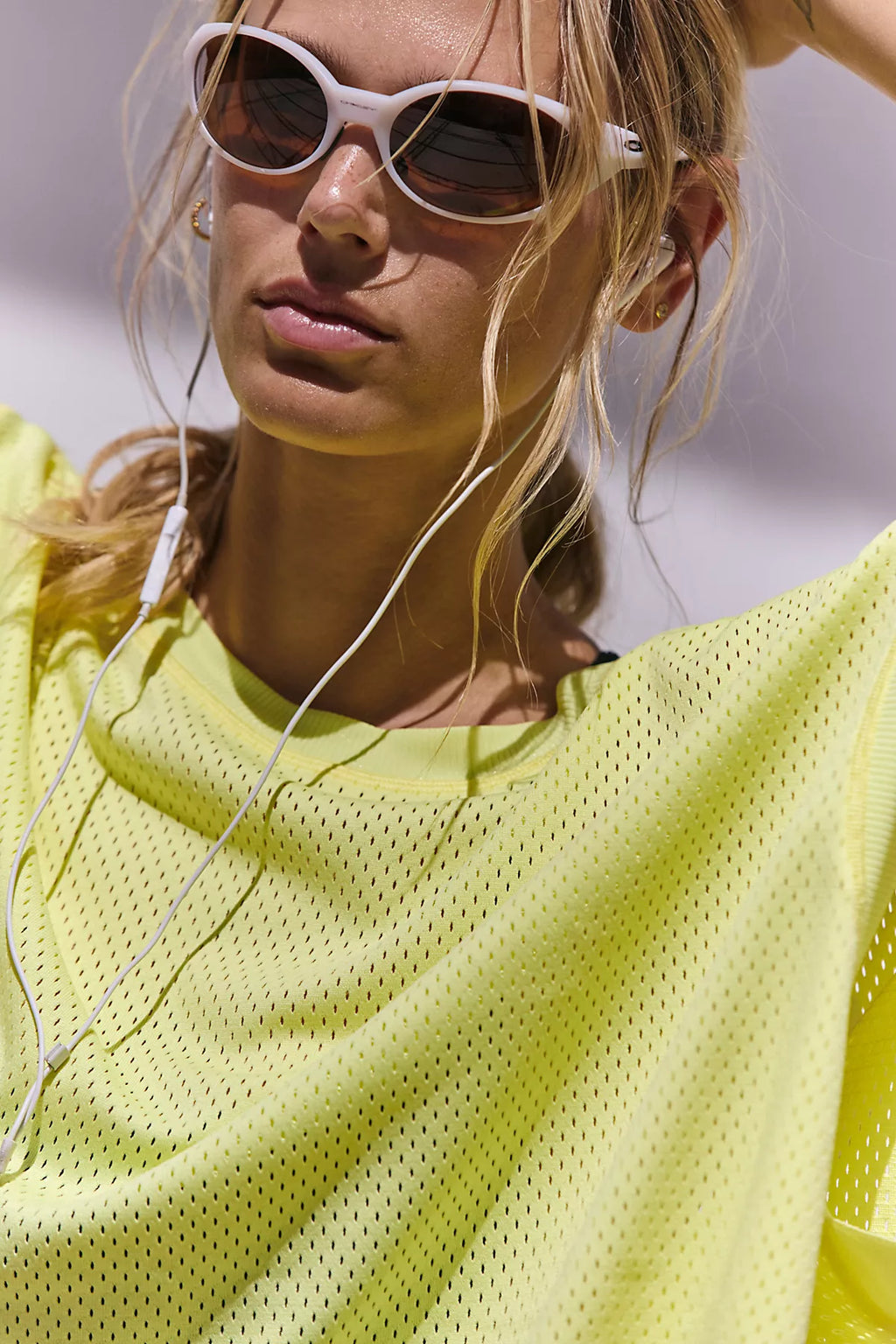 My Time Penny Mesh Tee