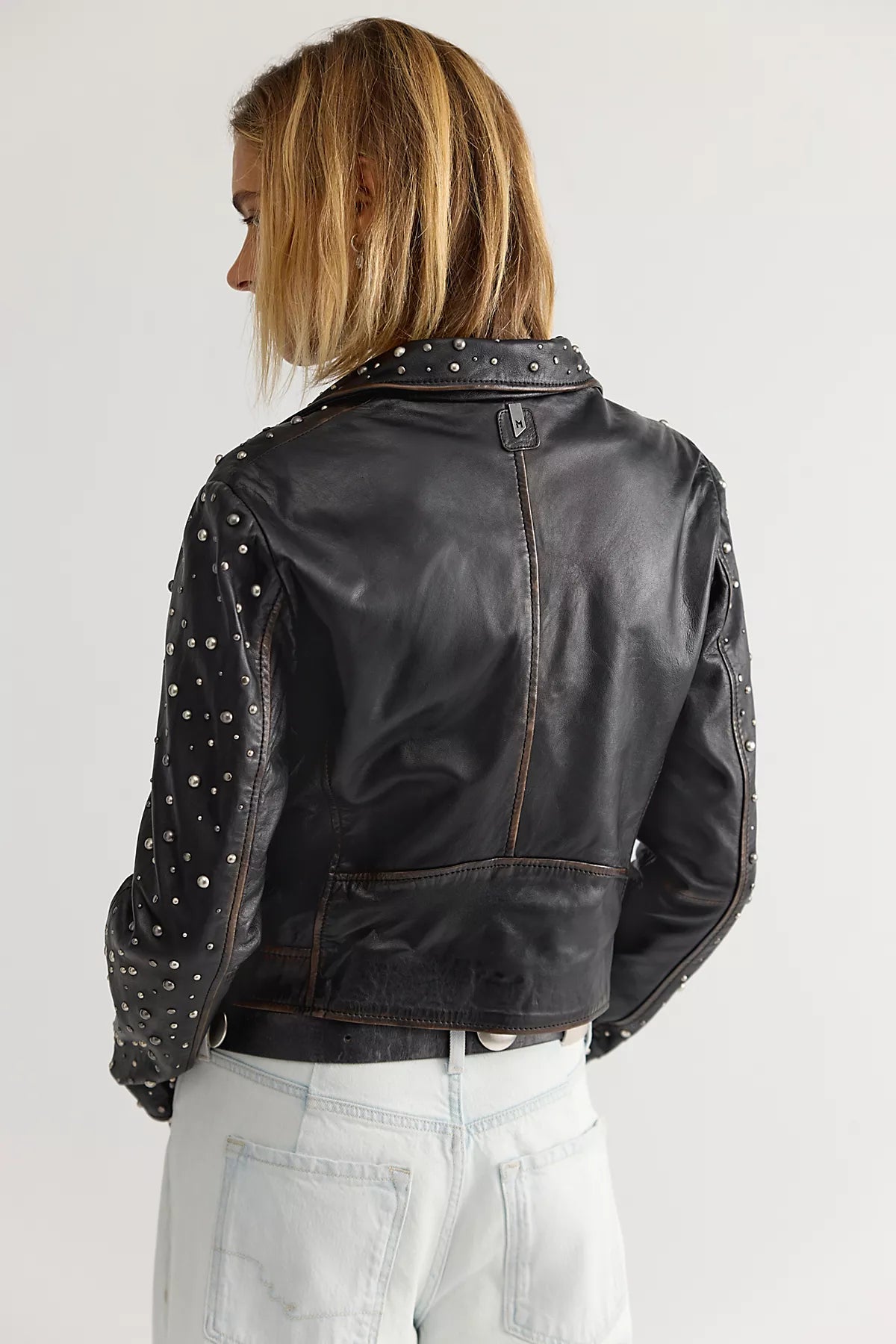 Mauritius Roxanne Leather Moto Jacket