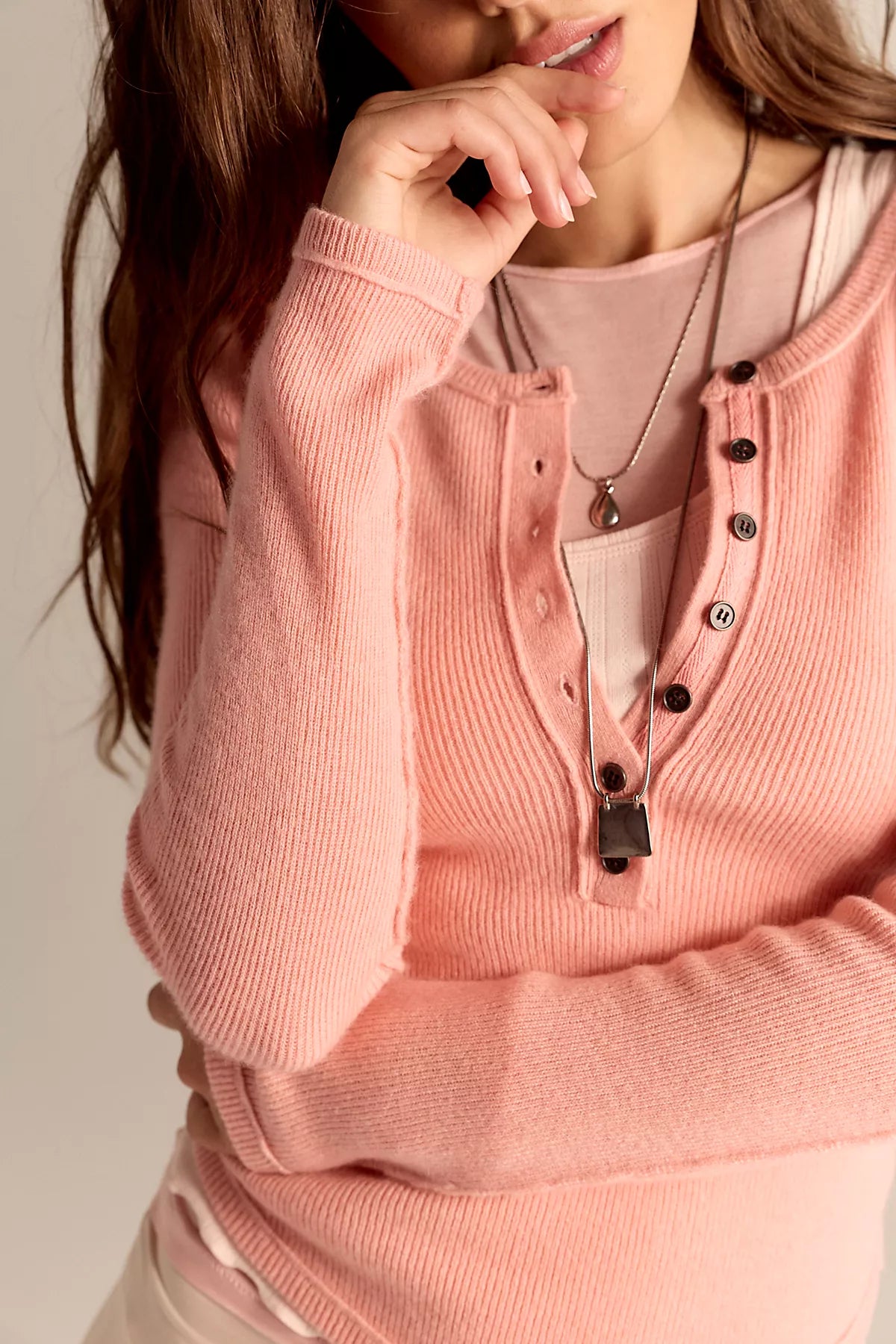 We The Free Hudson Solid Cashmere Henley