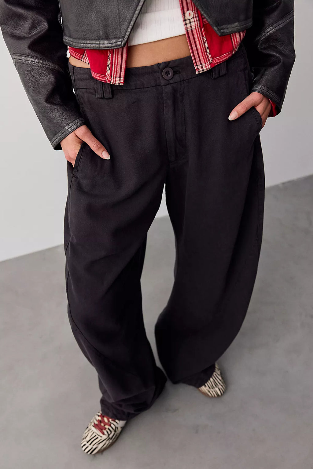 Spotlight Washed Barrel Chino Trousers