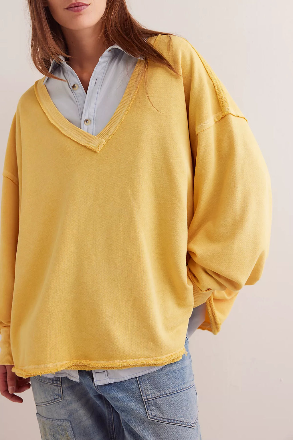 We The Free Venice V-Neck Sweatshirt