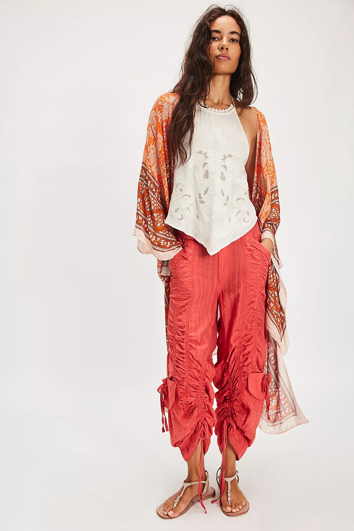Magic Dance Border Print Duster
