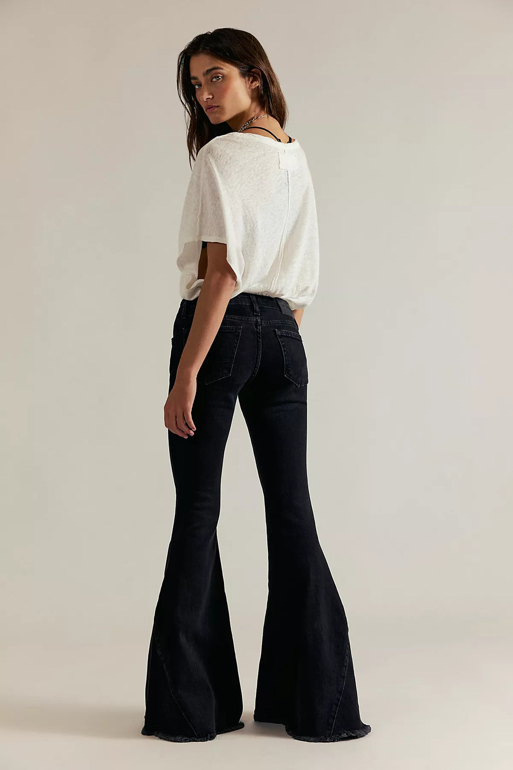 We The Free Emre Low-Rise Flare Jeans