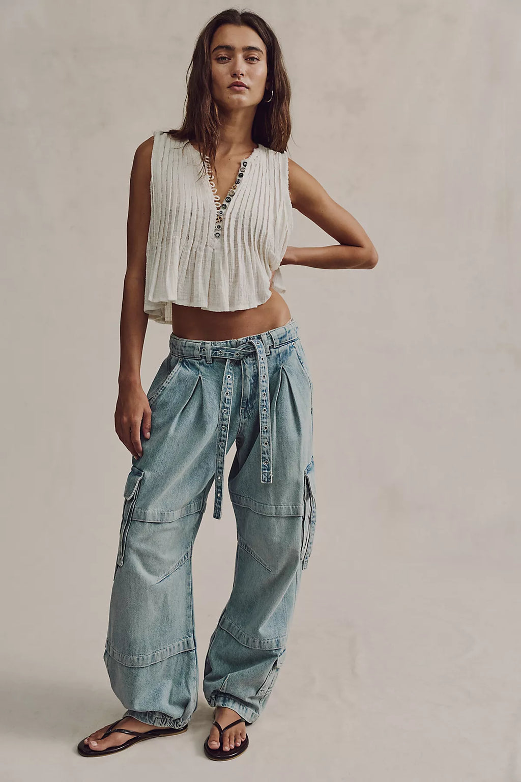 We The Free Reef Curved Cargo Jeans