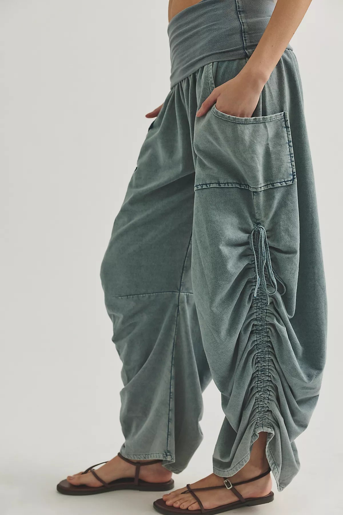FP One Sawyer Low-Rise Pull-On Knit Pants