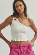 So Soft Seamless Modal Asymmetrical Cami