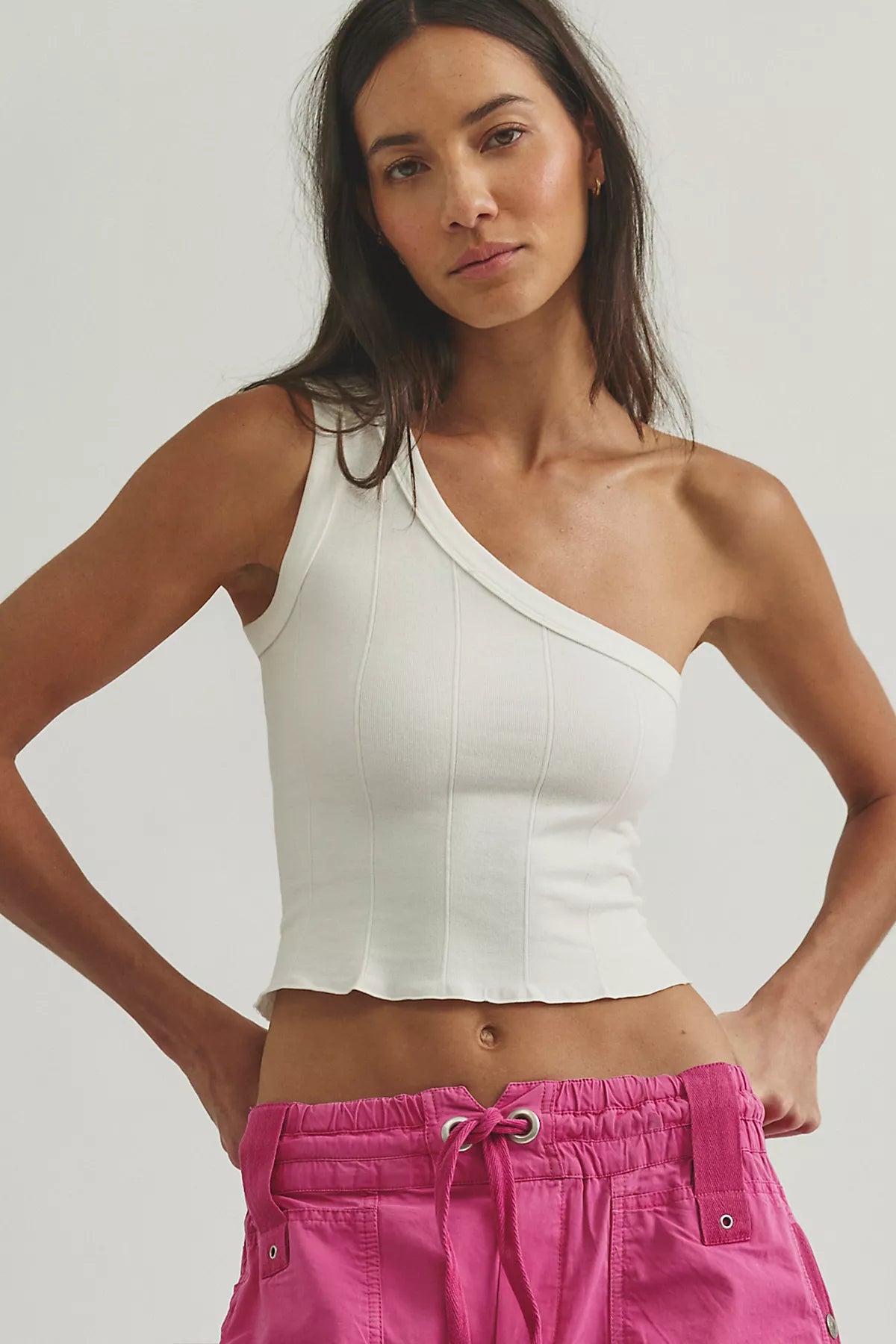 So Soft Seamless Modal Asymmetrical Cami